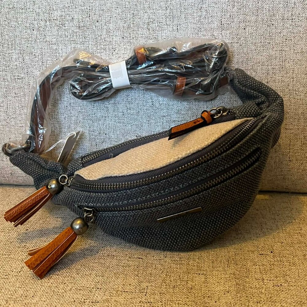 NWT Simply Noelle Havana Adjustable Fanny Pack Canvas